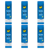 Raid empaque frontal mostrando pack de 6 y uso interior