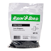 Rain Bird emisor 1 GPH vista frontal, confiabilidad y caudal constante