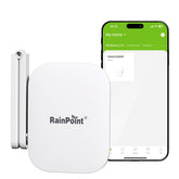 RAINPOINT gateway frontal mostrando diseño y conexiones, mejora cobertura WiFi