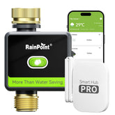 RAINPOINT temporizador frontal mostrando controles y robustez