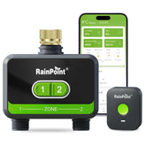RainPoint temporizador frontal mostrando diseño robusto y control sencillo