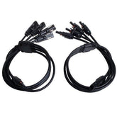 Renogy conector Y vista frontal para conexiones ordenadas