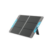 Renogy panel frontal plegado mostrando portabilidad y eficiencia
