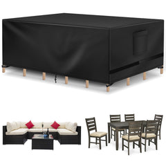 Richwon funda frontal cubriendo conjunto de patio y protegiendo contra lluvia