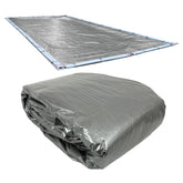 Robelle cubierta frontal 16x32 mostrando solape y protección resistente