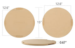 ROCKSHEAT detalle de textura de cordierita que mejora la cocción uniforme