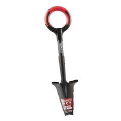 Root Slayer RS224 vista frontal mostrando hoja negra y mango O para control