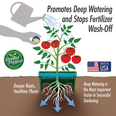 Rooted Promise detalle de la pared sólida beneficiando la contención de agua