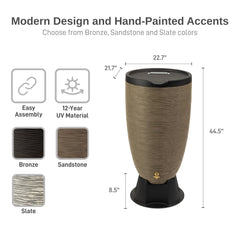 RTS Home Accents textura de polietileno resistente con acabado sandstone y protección UV