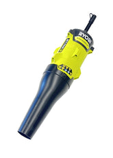RYOBI Jet Fan vista frontal del accesorio mostrando su encaje y versatilidad