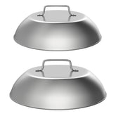 SafBbcue cúpula frontal de 12" mostrando construcción robusta y ajuste