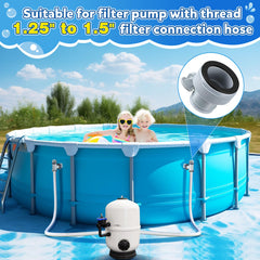 Saillong válvula instalada en pared de piscina permite controlar flujo