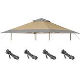 SCOMANAGE vista frontal de la cubierta compatible con Ozark 13x13, protección fiable