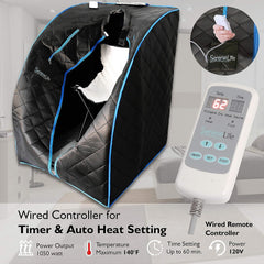 SereneLife primer plano del tapete térmico para pies con calor localizado