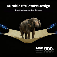 ShadeMart detalle del tejido 260 GSM que evidencia resistencia UV