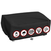 SHINESTAR vista frontal de la funda protegiendo parrilla 24" y mayor duración