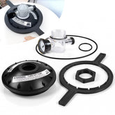 sixcow tapa frontal del kit 154856 mostrando ajuste seguro