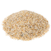 Skyflame paquete frontal de arena 10 lb mostrando producto y peso, beneficio apariencia limpia