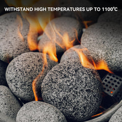 Skyflame piedras de lava en fogata, crean un aspecto uniforme y resistente al calor