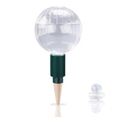 Soilagua globo de vidrio frontal, diseño claro y elegante para riego práctico