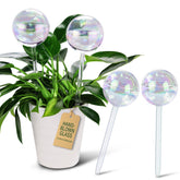 Soilagua globos de riego paquete frontal, añade belleza y riego automático