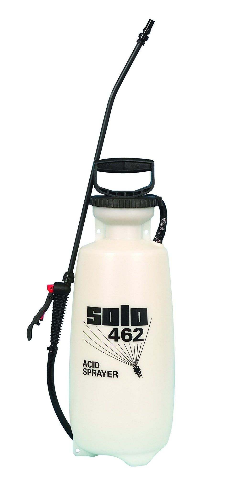 SOLO 462 vista frontal del pulverizador mostrando diseño y facilidad de uso