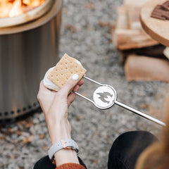 Estuche enrollable Solo Stove mostrando transporte compacto y almacenamiento seguro