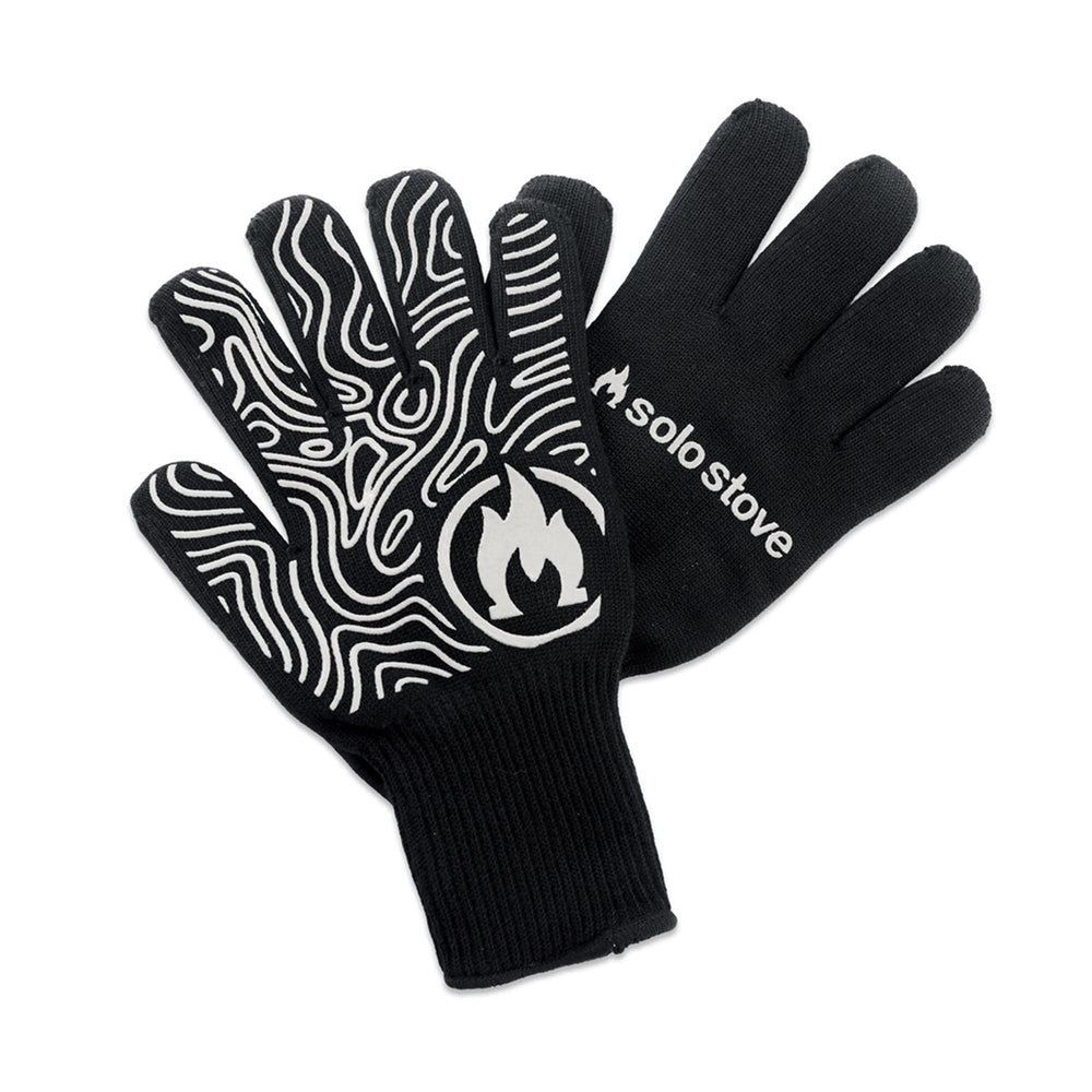 Solo Stove guantes vista frontal para protección y control
