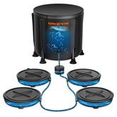 Spider Farmer kit frontal mostrando componentes y beneficios de autorriego