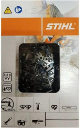 Stihl Rapid Micro RM3 vista frontal del paquete mostrando la referencia 26RS 68 y durabilidad