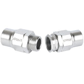 STYDDI conector frontal robusto mostrando acabado duradero y sellado fiable
