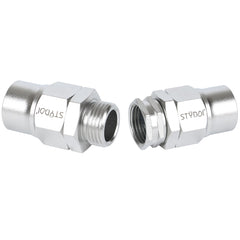 STYDDI conector frontal robusto mostrando acabado duradero y sellado fiable