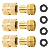 STYDDI conector rápido frontal mostrando acabado de latón y durabilidad