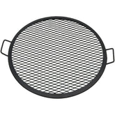 Sunnydaze parrilla frontal 24" mostrando superficie amplia y estabilidad