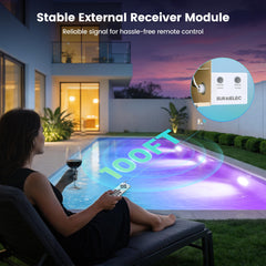SURAIELEC cable de 50 FT conectado listo para instalación flexible