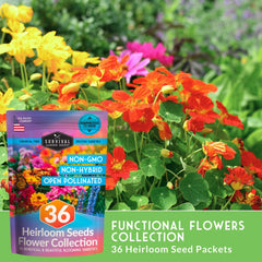 SURVIVAL GARDEN SEEDS detalle de semillas heirloom para siembra segura