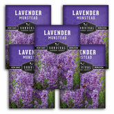 SURVIVAL GARDEN SEEDS paquete Munstead frente muestra beneficios