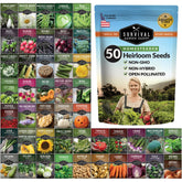 SURVIVAL GARDEN SEEDS estuche frontal mostrando protección y organización