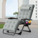 Suteck silla vista frontal mostrando diseño plegable y confort