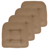 Sweet Home Collection cojín frontal taupe mostrando estilo y confort