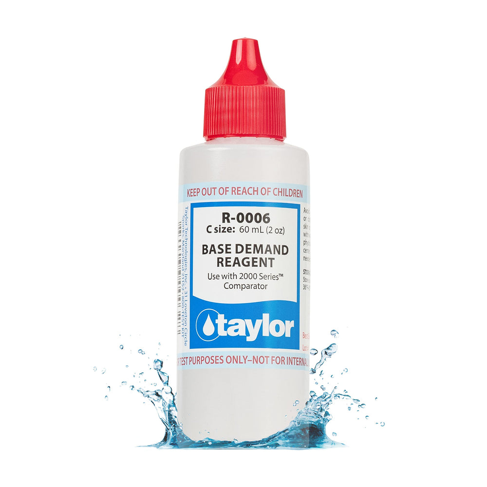Taylor envase frontal Base Demand 2 oz mostrando etiqueta clara y durabilidad