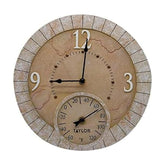 Taylor reloj terracota frontal mostrando tiempo y estilo duradero