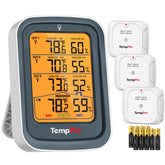 TempPro unidad central frontal mostrando lecturas claras y control sencillo