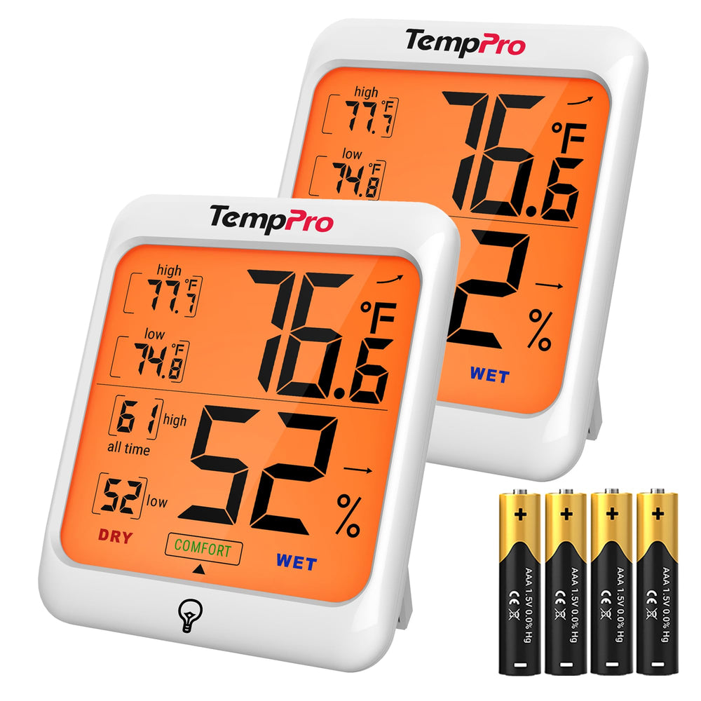 TempPro TempAir vista frontal con pantalla clara y lectura rápida