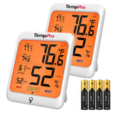 TempPro TempAir vista frontal con pantalla clara y lectura rápida
