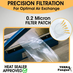 Terra Fungus bolsas dentro de autoclave demostrando resistencia térmica