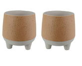 The HC Companies maceta Orion frontal pack de 2, diseño moderno y funcional