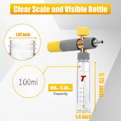 Tool Daily boquilla ajustable demostrando control de espuma y agua