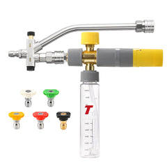 Tool Daily espumador frontal mostrando diseño compacto y buen agarre