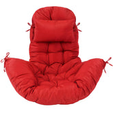 Tudomro vista frontal del cojín rojo para aspecto elegante y confort